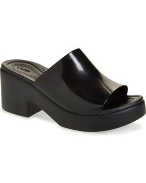 Crocs™ Brooklyn Platform Slide Sandal - Black