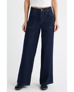 PTCL High Waist Wide Leg Jeans - Blue