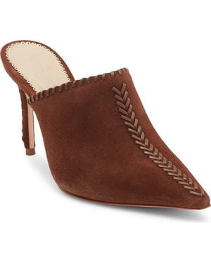 Cinq À Sept Susan Whipstitch Mule - Brown
