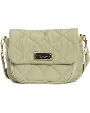 Marc Jacobs Quilted Nylon Utility Messenger Bag - Natural