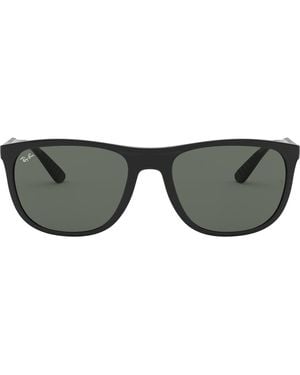 Ray-Ban 58Mm Polarized Gradient Square Sunglasses - Gray