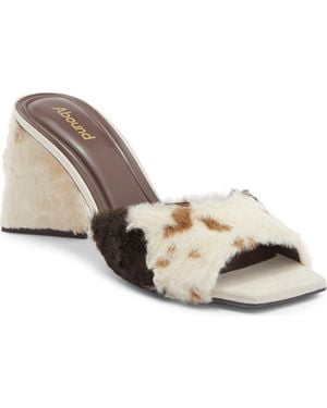 Abound Murphy Triangle Heel Mule Sandal - Metallic