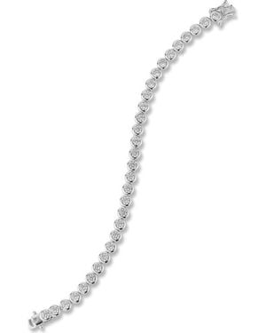 Glaze Jewelry Cubic Zirconia Tennis Bracelet - Metallic