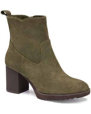 Johnston & Murphy Izzie Waterproof Platform Bootie - Green