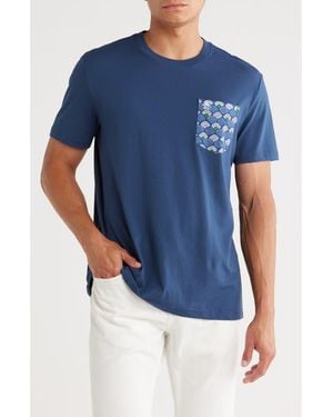 Original Penguin Cotton Jersey Pocket T-Shirt - Blue
