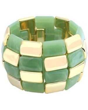 Panacea Beaded Stretch Bracelet - Green