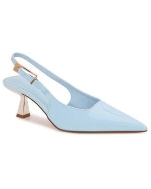 BERNESS Cassandra Pointed Toe Slingback Pump - Blue