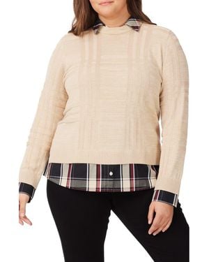 Foxcroft Layered Sweater - Natural