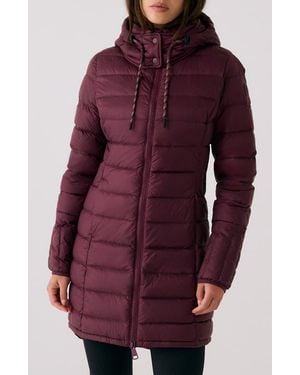 Lolë Claudia Hooded Packable Down Jacket - Purple