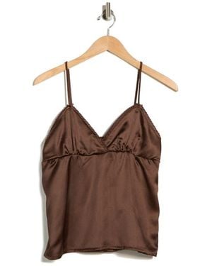 Vigoss Satin Camisole - Brown