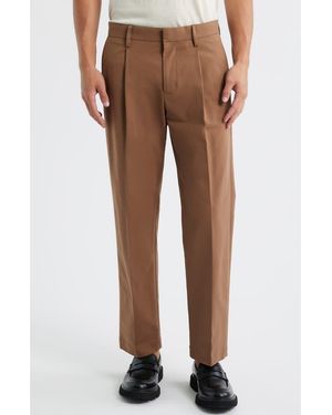 Open Edit Straight Leg Pants - Brown
