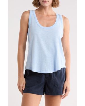 Bella Dahl Scoop Neck Tank - Blue