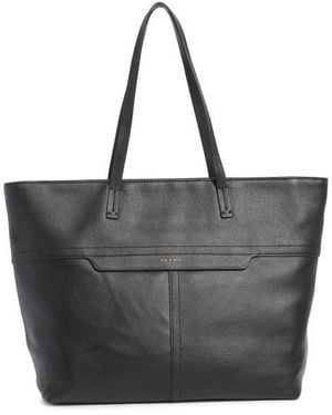 Rag & Bone Bryant Leather Tote Bag - Black