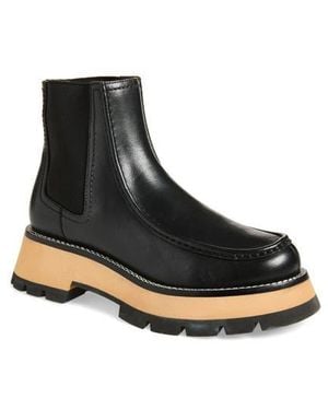 3.1 Phillip Lim Kate Lug Sole Platform Chelsea Boot - Black