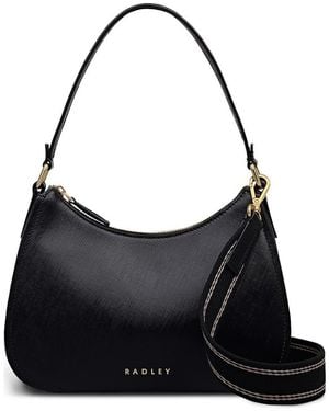 Radley Medium Crosby Leather Shoulder Bag - Black