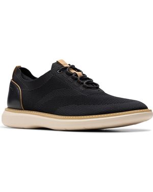 Clarks Brantin Knit Sneaker - Black
