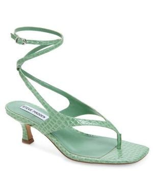 Steve Madden Rayger Ankle Strap Heel Sandal - Green