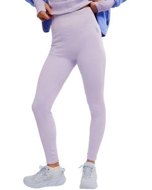 Free People Run Around Seamless High Waist Leggings - Purple
