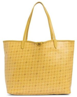 Sam Edelman Harper Monogram Large Shopper Tote Bag - Yellow