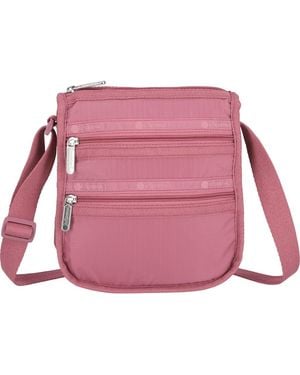 LeSportsac Medium 3 Zip Crossbody Bag - Pink