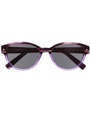Eco Bali 55Mm Polarized Oval Sunglasses - Black