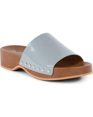 Seychelles City Lights Slide Sandal - Blue