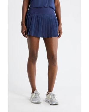 90 Degrees Lightstreme Crosscourt Pleated Active Skort - Blue
