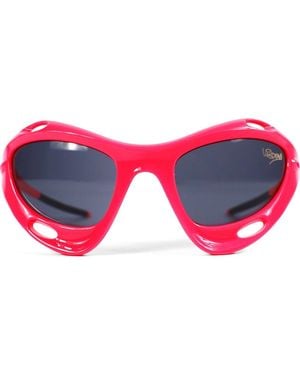 Wisdom Frame 18 63Mm Irregular Sunglasses - Pink