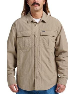 Quiksilver Cold Water Repellent Snap Shacket - Brown