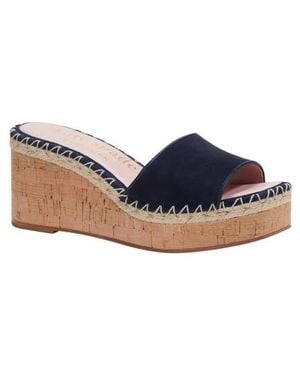 Kate Spade Cosette Espadrille Wedge Sandal - Blue