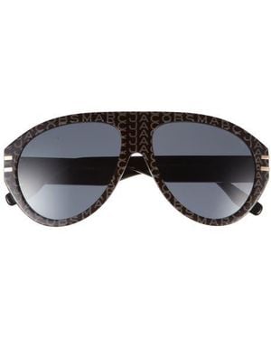 Marc Jacobs 58Mm Pilot Sunglasses - Black