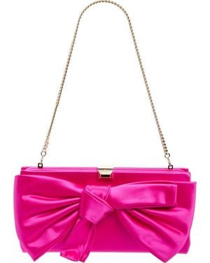 Stuart Weitzman The Vip Loveknot Clutch - Pink