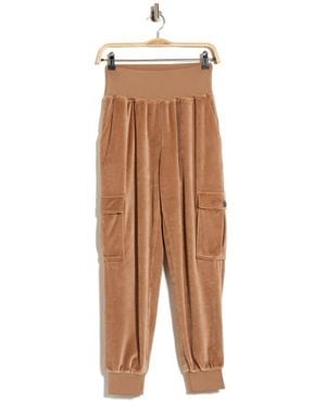 Cinq À Sept Giles Velour Ankle Pants - Natural