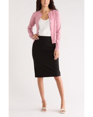 Nordstrom Rack Ponte Pencil Skirt - Black