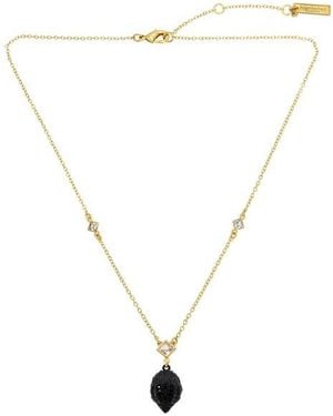 Kurt Geiger Pavé Eagle Pendant Necklace - Black