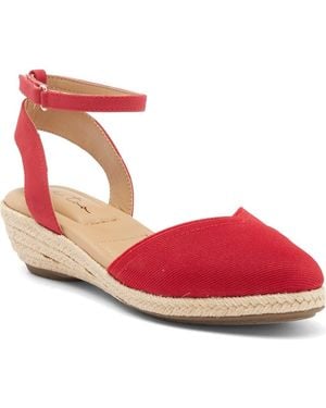 Me Too Niya Espadrille Wedge Sandal - Red