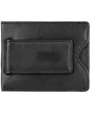 Buxton Emblem Front Pocket Rfid Magnetic Money Clip - Black