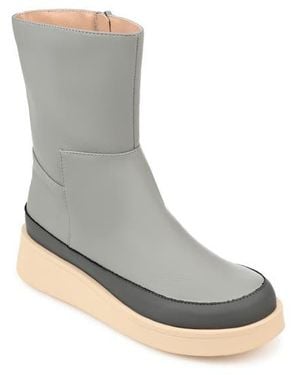 Journee Collection Cristen Bootie - Gray