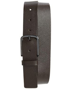 BOSS Leather Belt - Gray