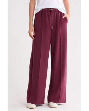 Scotch & Soda Pull-On Wide Leg Pants - Purple