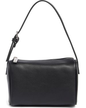 BCBGMAXAZRIA Barrel Faux Leather Shoulder Bag in Metallic | Lyst