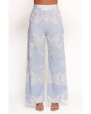 Petal & Pup Riba Wide Leg Pants - White