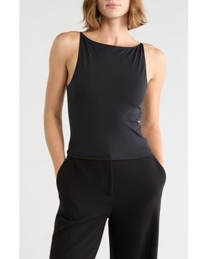 GOOD AMERICAN Weightless Sleeveless Tank - Black