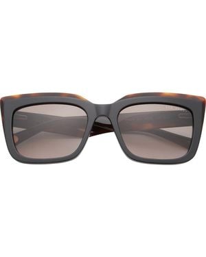Ted Baker 55Mm Polarized Cat Eye Sunglasses - Gray