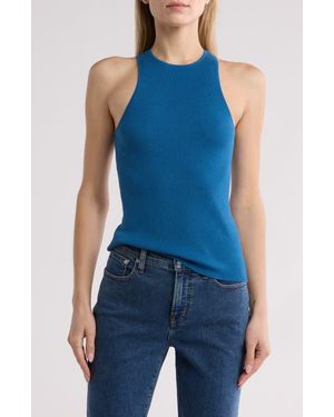 Madewell Snowy Phoebe Ribbed Tank - Blue