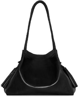 Rebecca Minkoff Lana Tassel Leather Tote - Black