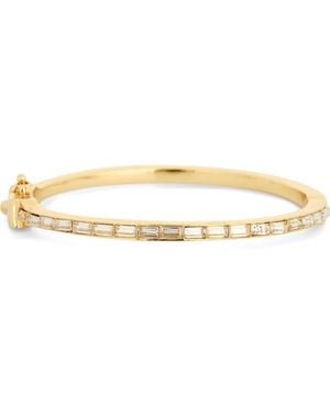 Nordstrom Rack Baguette Cubic Zirconia Bangle Bracelet - Metallic