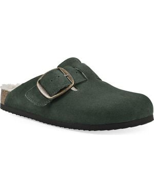 White Mountain Big Easy Buckle Mule - Green