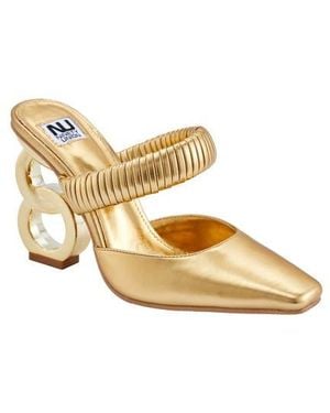 Ninety Union Luna Mule Pump - Metallic