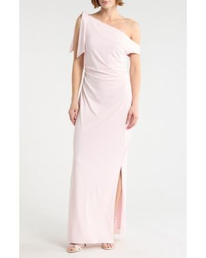 Wayf Ruched Midi Dress - Pink